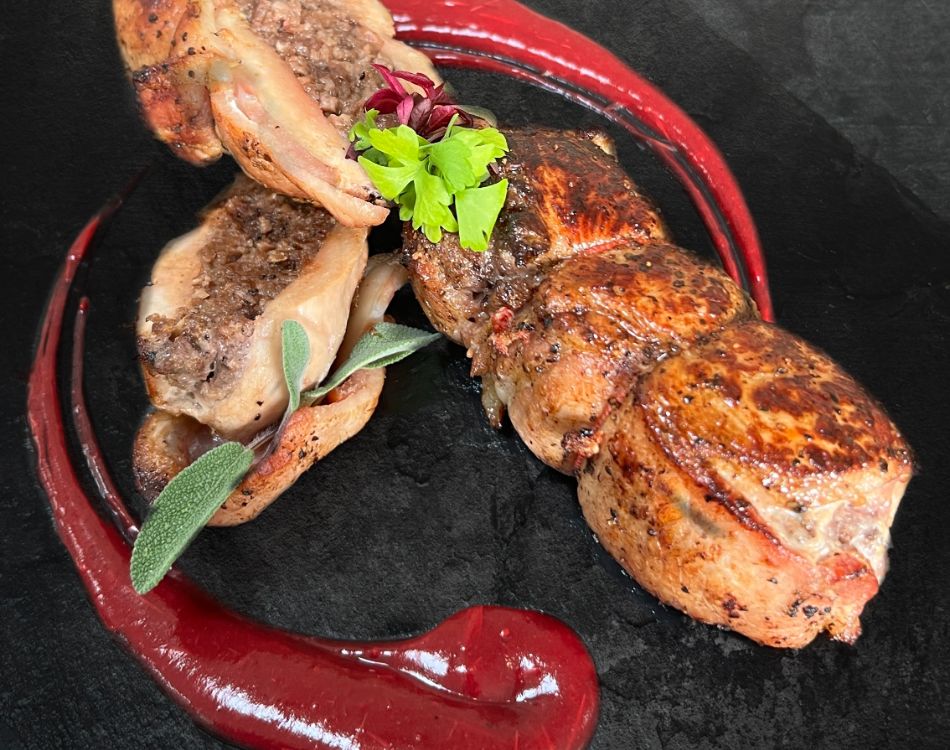 Pheasant Breasts (Stuffed)